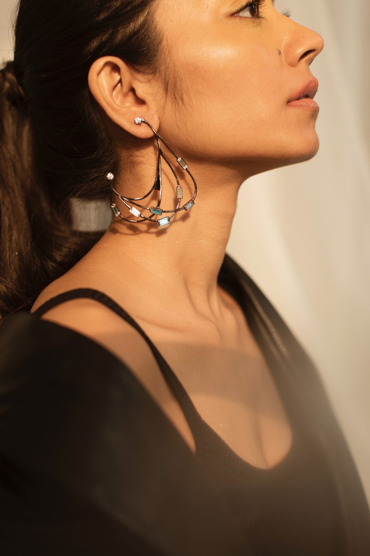 Buy Crystal Wire Earrings For Women Online at ScrollnShops